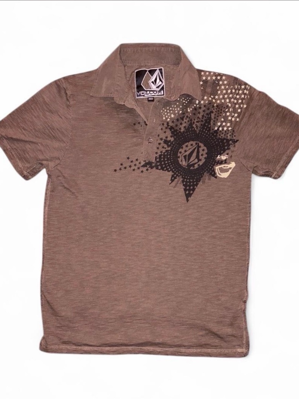 Hard to Find Y2K Volcom Scout Graphic Polo- Mens M